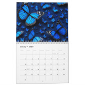 blauer Schmetterling Kalender (Jan 2027)
