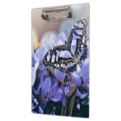 Blauer Schmetterling Klemmbrett (Links)