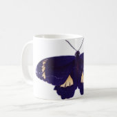 Blauer Schmetterling Kunst 2 Kaffeetasse (Vorderseite Links)