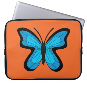 Blauer Schmetterling Laptopschutzhülle