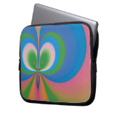 Blauer Schmetterling Laptopschutzhülle (Vorderseite Links)