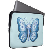 Blauer Schmetterling Laptopschutzhülle (Vorne Rechts)
