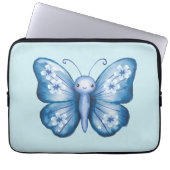Blauer Schmetterling Laptopschutzhülle (Vorderseite)