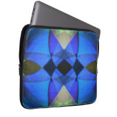 Blauer Schmetterling Laptopschutzhülle (Vorne Rechts)
