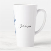 Blauer Schmetterling - Latte Tasse (Rechts)