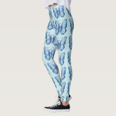 Blauer Schmetterling Leggings (Links)
