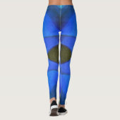 Blauer Schmetterling Leggings (Rückseite)