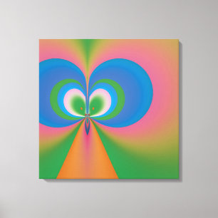 Blauer Schmetterling Leinwanddruck