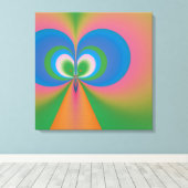 Blauer Schmetterling Leinwanddruck (Insitu (Holzboden))