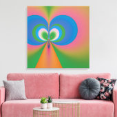 Blauer Schmetterling Leinwanddruck (Insitu (Wohnzimmer))