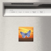 Blauer Schmetterling Magnet (In Situ (Geschirrspüler))