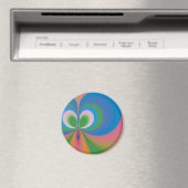 Blauer Schmetterling Magnet (In Situ (Geschirrspüler))