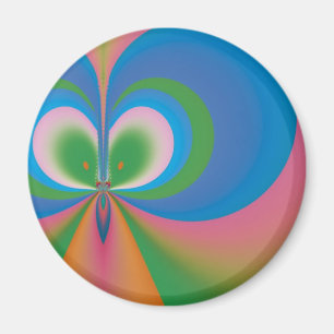 Blauer Schmetterling Magnet