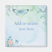 Blauer Schmetterling Magnet (Vorne)