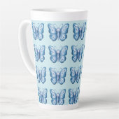 Blauer Schmetterling Milchtasse (Linke Ecke)