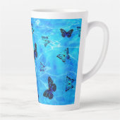 Blauer Schmetterling Milchtasse (Rechts)