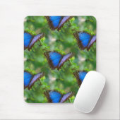 Blauer Schmetterling Mousepad (Mit Mouse)