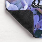 Blauer Schmetterling Mousepad (Ecke)