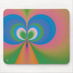 Blauer Schmetterling Mousepad