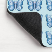 Blauer Schmetterling Mousepad (Ecke)