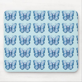 Blauer Schmetterling Mousepad
