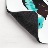 Blauer Schmetterling Mousepad (Ecke)