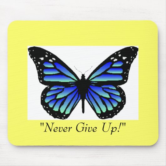 blauer Schmetterling, Mousepad (Vorne)