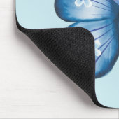 Blauer Schmetterling Mousepad (Ecke)
