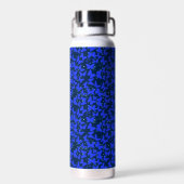 Blauer Schmetterling Muster C01.b Dblue BG Trinkflasche (Rückseite)