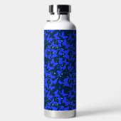 Blauer Schmetterling Muster C01.b Dblue BG Trinkflasche (Rechts)