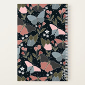 Blauer Schmetterling | Niedliches Journal Notizblock (Rückseite)