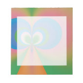 Blauer Schmetterling Notizblock (Vorderseite)