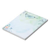 Blauer Schmetterling Notizblock (Rotiert)