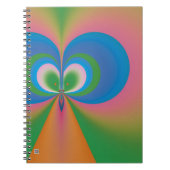 Blauer Schmetterling Notizblock (Vorderseite)