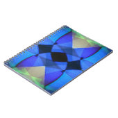 Blauer Schmetterling Notizblock (Linke Seite)