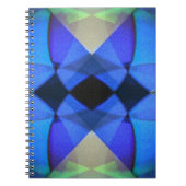 Blauer Schmetterling Notizblock (Vorderseite)