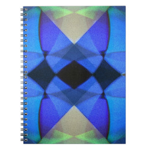 Blauer Schmetterling Notizblock