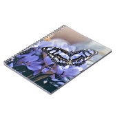 Blauer Schmetterling Notizblock (Linke Seite)
