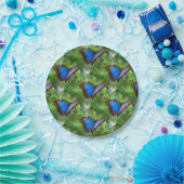 Blauer Schmetterling Pappteller (Party)