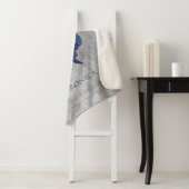 Blauer Schmetterling Personalisiert Sherpadecke (Beispiel)