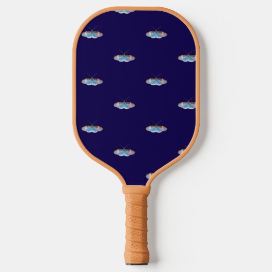 Blauer Schmetterling Pickleball Schläger (Vorderseite)