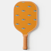 Blauer Schmetterling Pickleball Schläger (Rückseite)