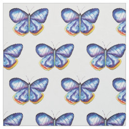 Blauer Schmetterling Pima Baumwolle (54" Breite) S Stoff