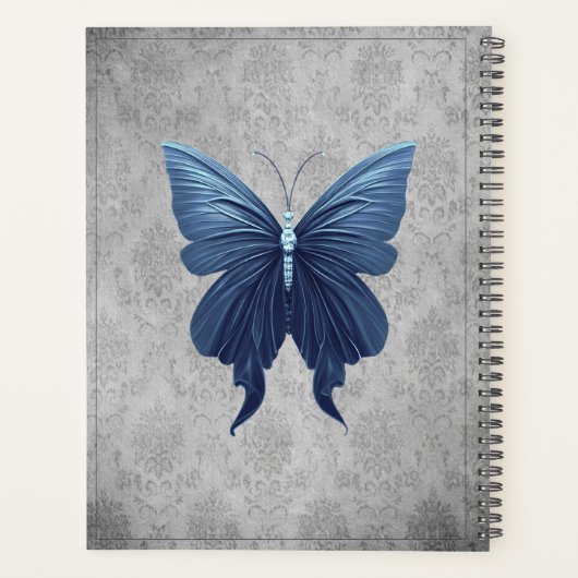 Blauer Schmetterling Planer (Rückseite)