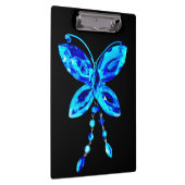 Blauer Schmetterling Prism Klemmbrett (Rechts)