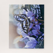 Blauer Schmetterling Puzzle (Vertikal)