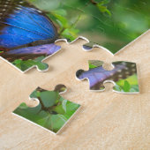 Blauer Schmetterling Puzzle (Seite)