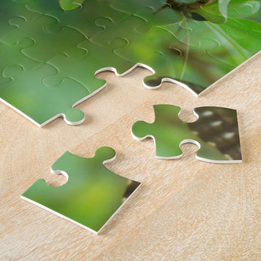 Blauer Schmetterling Puzzle (Seite)