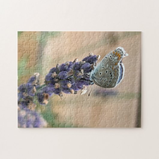 Blauer Schmetterling-Puzzle Puzzle (Horizontal)