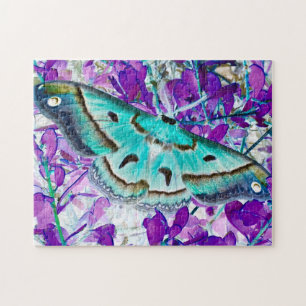 Blauer Schmetterling-Puzzle Puzzle